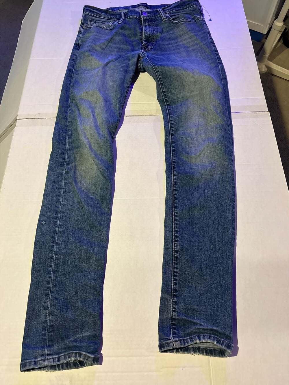 Abercrombie & Fitch Signature Stretch Skinny Jeans Size 32x34 Blue Denim